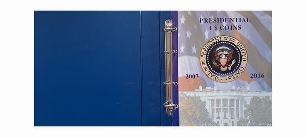 Stati Uniti. Album Presidential 1 $ Coins 2007-2016.  - Asta Numismatica Light - Associazione Nazionale - Case d'Asta italiane