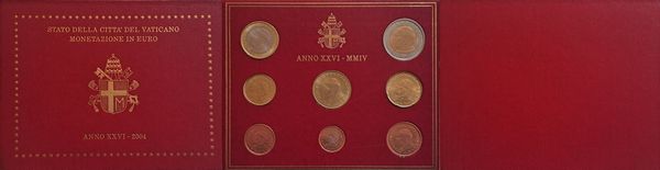 Vaticano 2004 - divisionale Euro FdC.  - Asta Numismatica Light - Associazione Nazionale - Case d'Asta italiane