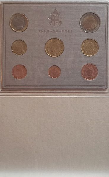 Vaticano 2003 - divisionale Euro FdC.  - Asta Numismatica Light - Associazione Nazionale - Case d'Asta italiane
