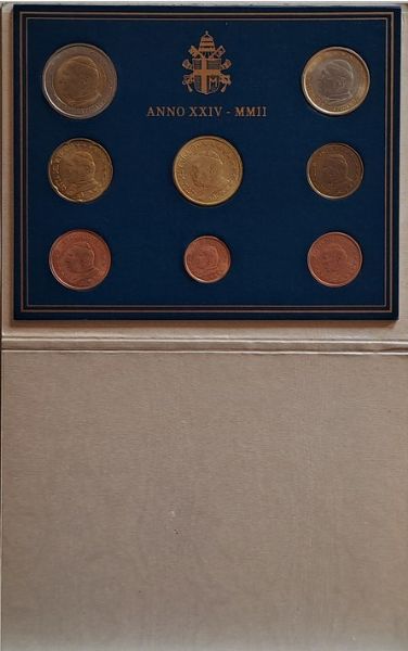 Vaticano 2002 - divisionale Euro FdC.  - Asta Numismatica Light - Associazione Nazionale - Case d'Asta italiane