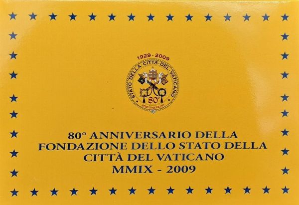 Vaticano 2009 - divisionale Euro fondo specchio.  - Asta Numismatica Light - Associazione Nazionale - Case d'Asta italiane