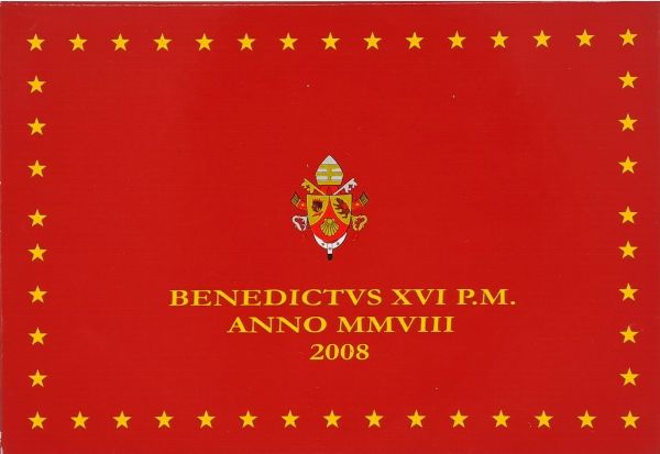 Vaticano 2008 - divisionale Euro fondo specchio.  - Asta Numismatica Light - Associazione Nazionale - Case d'Asta italiane