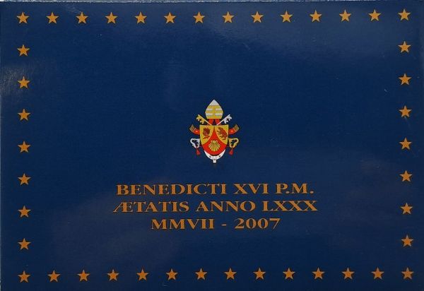 Vaticano 2007 - divisionale Euro fondo specchio.  - Asta Numismatica Light - Associazione Nazionale - Case d'Asta italiane