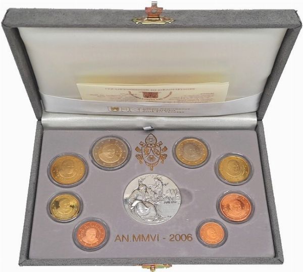 Vaticano 2006 - divisionale Euro fondo specchio.  - Asta Numismatica Light - Associazione Nazionale - Case d'Asta italiane