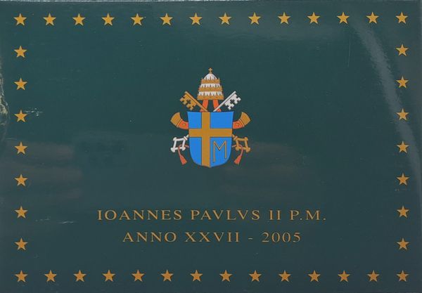 Vaticano 2005 - divisionale Euro fondo specchio.  - Asta Numismatica Light - Associazione Nazionale - Case d'Asta italiane