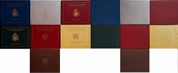 Vaticano 2002 - 2011 - 7 divisionali Euro FdC.  - Asta Numismatica Light - Associazione Nazionale - Case d'Asta italiane