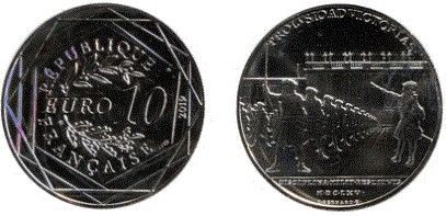 6 monete dargento Francia 2008-2019.  - Asta Numismatica Light - Associazione Nazionale - Case d'Asta italiane