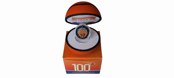 Italia 2021  2022. Lotto di 2 monete da 5 Euro in argento FdC - FEDERAZIONE PALLACANESTRO e PAOLO ROSSI.  - Asta Numismatica Light - Associazione Nazionale - Case d'Asta italiane