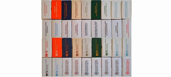 Vaticano dal 2015 al 2024. Lotto di 18 monete da 2 Euro proof in astuccio.  - Asta Numismatica Light - Associazione Nazionale - Case d'Asta italiane