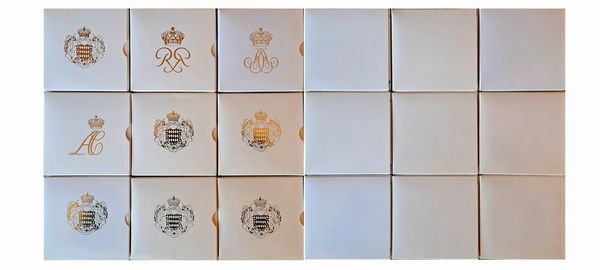 Monaco 2016  2024. Lotto di 9 monete da 2 Euro proof in astuccio.  - Asta Numismatica Light - Associazione Nazionale - Case d'Asta italiane