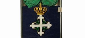 REGNO D'ITALIA. VITTORIO EMANUELE III DI SAVOIA, 1900-1946. Croce e placca da commendatore dell'Ordine dei Santi Maurizio e Lazzaro.  - Asta Numismatica Light - Associazione Nazionale - Case d'Asta italiane