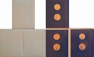 Vaticano Anno Santo 1983  1984. 3 dittici (500 + 1000 Lire).  - Asta Numismatica Light - Associazione Nazionale - Case d'Asta italiane