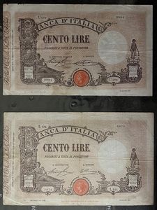 REGNO D’ITALIA. UMBERTO I E VITTORIO EMANUELE III DI SAVOIA. Lotto di 30 banconote.  - Asta Numismatica Light - Associazione Nazionale - Case d'Asta italiane