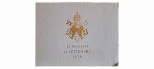 Vaticano. 24 divisionali FdC dal 1963 al 1978, una moneta da 1000 Lire, 2 monete da 500 Lire Sede Vacante e un dittico da 5 + 10 Lire Sede Vacante 1939 in bustina. <BR>  - Asta Numismatica Light - Associazione Nazionale - Case d'Asta italiane