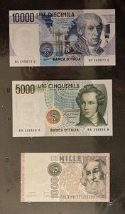 REPUBBLICA ITALIANA, DAL 1946. Lotto di 25 banconote.  - Asta Numismatica Light - Associazione Nazionale - Case d'Asta italiane