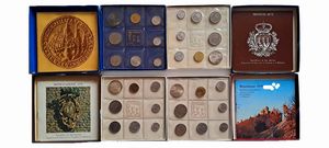 San Marino 1972-1975. 4 divisionali.  - Asta Numismatica Light - Associazione Nazionale - Case d'Asta italiane