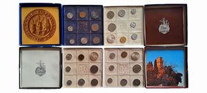 San Marino 1972-1975. 4 divisionali.  - Asta Numismatica Light - Associazione Nazionale - Case d'Asta italiane