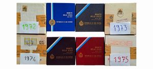 San Marino 1972-1975. 4 divisionali.  - Asta Numismatica Light - Associazione Nazionale - Case d'Asta italiane