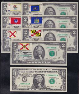 USA - FEDERAL RESERVE NOTE 1976. Lotto di 22 banconote.  - Asta Numismatica Light - Associazione Nazionale - Case d'Asta italiane