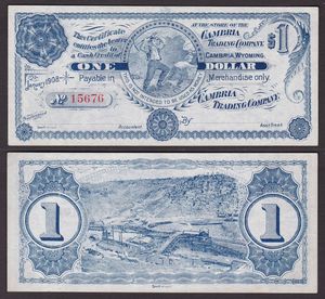 VARIE. FOSTORIA - CAMBRIA - HAMTRAMCK. Lotto di 3 buoni.  - Asta Numismatica Light - Associazione Nazionale - Case d'Asta italiane