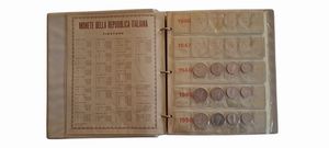 lotto di 234 monete sfuse della Repubblica Italiana.<BR>  - Asta Numismatica Light - Associazione Nazionale - Case d'Asta italiane