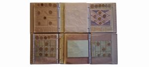 42 serie della Repubblica Italiana dal 1968 al 1999 (mancante del 1998), con 46 monete dargento, riunite in 4 raccoglitori dedicati MARA.<BR>  - Asta Numismatica Light - Associazione Nazionale - Case d'Asta italiane