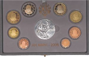 Vaticano 2006 - divisionale Euro fondo specchio.  - Asta Numismatica Light - Associazione Nazionale - Case d'Asta italiane