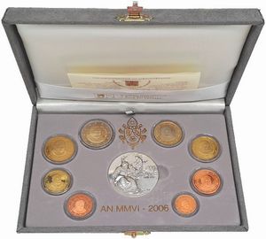 Vaticano 2006 - divisionale Euro fondo specchio.  - Asta Numismatica Light - Associazione Nazionale - Case d'Asta italiane