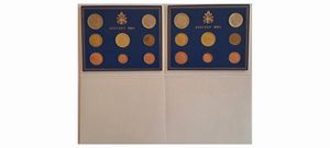 Vaticano 2002 - 2 divisionali Euro FdC.  - Asta Numismatica Light - Associazione Nazionale - Case d'Asta italiane