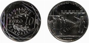 6 monete dargento Francia 2008-2019.  - Asta Numismatica Light - Associazione Nazionale - Case d'Asta italiane