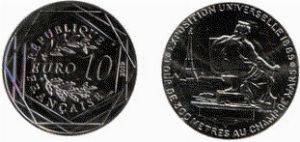 6 monete dargento Francia 2008-2019.  - Asta Numismatica Light - Associazione Nazionale - Case d'Asta italiane