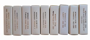 Monaco 2016  2024. Lotto di 9 monete da 2 Euro proof in astuccio.  - Asta Numismatica Light - Associazione Nazionale - Case d'Asta italiane