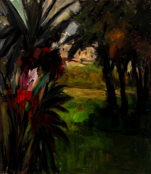 Gianni Rampone : Tra gli alberi  - Asta Opere da una dimora sul lago di Como e da altre collezioni lombarde - Associazione Nazionale - Case d'Asta italiane