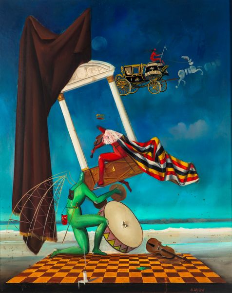 Adriano Gajoni : I burattini  - Asta Opere da una dimora sul lago di Como e da altre collezioni lombarde - Associazione Nazionale - Case d'Asta italiane