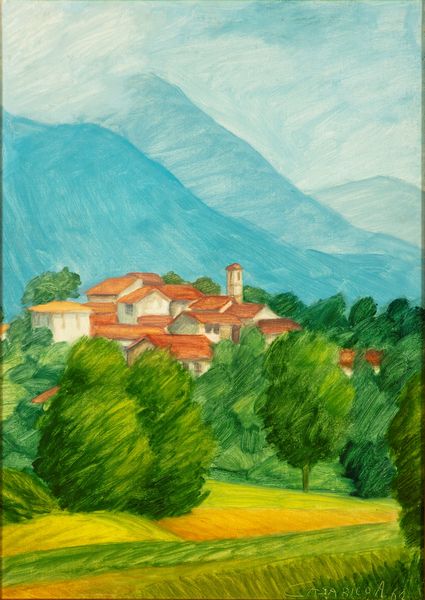 Ambrogio Casarico : Comacchio (Paesaggio in Valcuvia)  - Asta Opere da una dimora sul lago di Como e da altre collezioni lombarde - Associazione Nazionale - Case d'Asta italiane