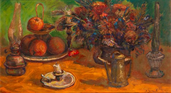 Salvatore Jemolo : Natura morta  - Asta Opere da una dimora sul lago di Como e da altre collezioni lombarde - Associazione Nazionale - Case d'Asta italiane