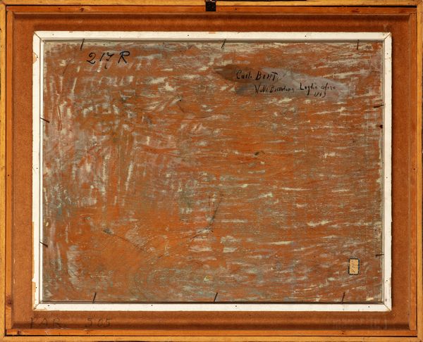 Scuola italiana, secolo XX : Val Brembana - Luglio afoso  - Asta Opere da una dimora sul lago di Como e da altre collezioni lombarde - Associazione Nazionale - Case d'Asta italiane