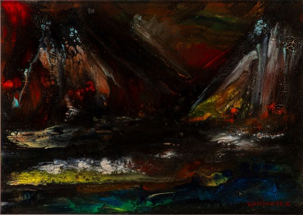 Giandante X : Paesaggio  - Asta Opere da una dimora sul lago di Como e da altre collezioni lombarde - Associazione Nazionale - Case d'Asta italiane