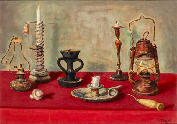 Salvatore Jemolo : Natura morta  - Asta Opere da una dimora sul lago di Como e da altre collezioni lombarde - Associazione Nazionale - Case d'Asta italiane