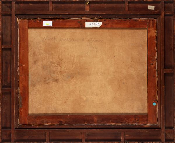 Alberto Dressler : Paesaggio innevato  - Asta Opere da una dimora sul lago di Como e da altre collezioni lombarde - Associazione Nazionale - Case d'Asta italiane