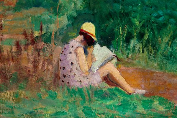 Maurice Marque : Pomeriggio al fiume  - Asta Opere da una dimora sul lago di Como e da altre collezioni lombarde - Associazione Nazionale - Case d'Asta italiane