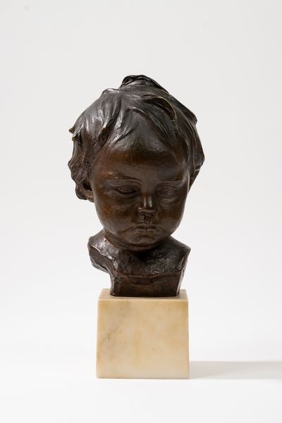 Antonio Ugo : Volto di bimbo  - Asta Opere da una dimora sul lago di Como e da altre collezioni lombarde - Associazione Nazionale - Case d'Asta italiane