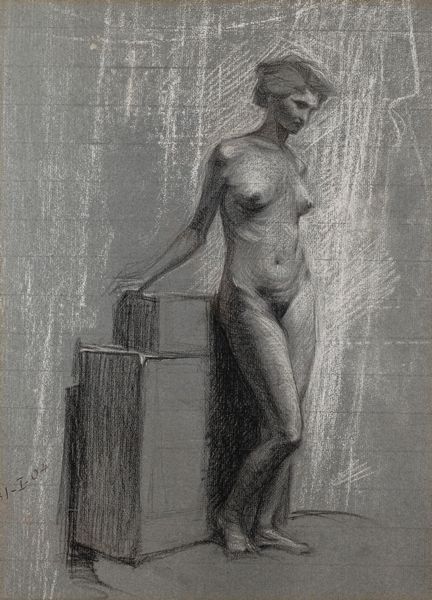 Antonio Maraini : Studio nudo femminile  - Asta Opere da una dimora sul lago di Como e da altre collezioni lombarde - Associazione Nazionale - Case d'Asta italiane