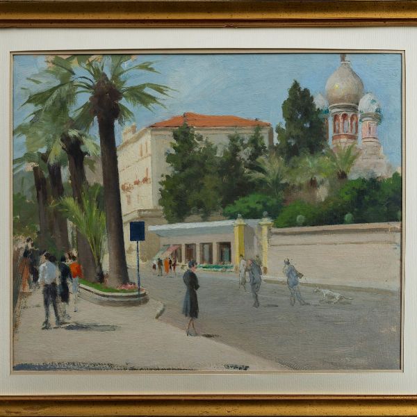 Antonio Moretti : Corso Imperatrice a Sanremo  - Asta Opere da una dimora sul lago di Como e da altre collezioni lombarde - Associazione Nazionale - Case d'Asta italiane