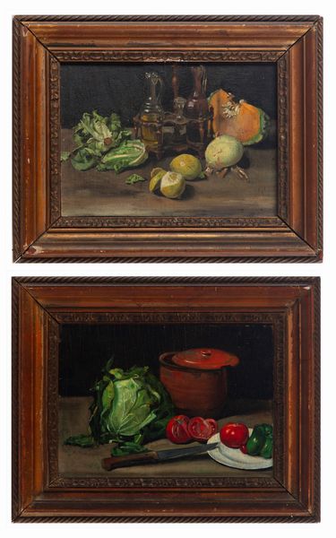 Scuola italiana, secolo XX : Nature morte  - Asta Opere da una dimora sul lago di Como e da altre collezioni lombarde - Associazione Nazionale - Case d'Asta italiane
