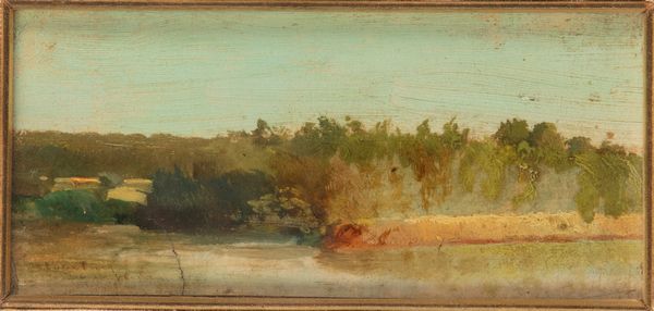 Luigi Serra : Paesaggio bolognese  - Asta Opere da una dimora sul lago di Como e da altre collezioni lombarde - Associazione Nazionale - Case d'Asta italiane