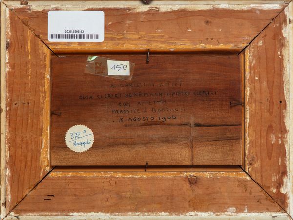 Prassitele Barzaghi : Sul lago di Como  - Asta Opere da una dimora sul lago di Como e da altre collezioni lombarde - Associazione Nazionale - Case d'Asta italiane