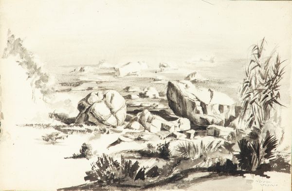 Seve Sospizio : Paesaggio del Centro Italia  - Asta Opere da una dimora sul lago di Como e da altre collezioni lombarde - Associazione Nazionale - Case d'Asta italiane