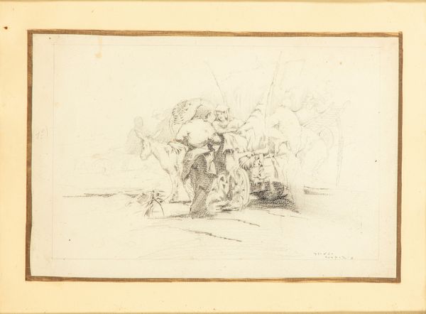 Seve Sospizio : Il carretto  - Asta Opere da una dimora sul lago di Como e da altre collezioni lombarde - Associazione Nazionale - Case d'Asta italiane