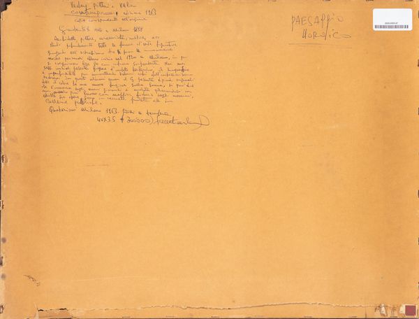 Giandante X : Paesaggio nordico  - Asta Opere da una dimora sul lago di Como e da altre collezioni lombarde - Associazione Nazionale - Case d'Asta italiane